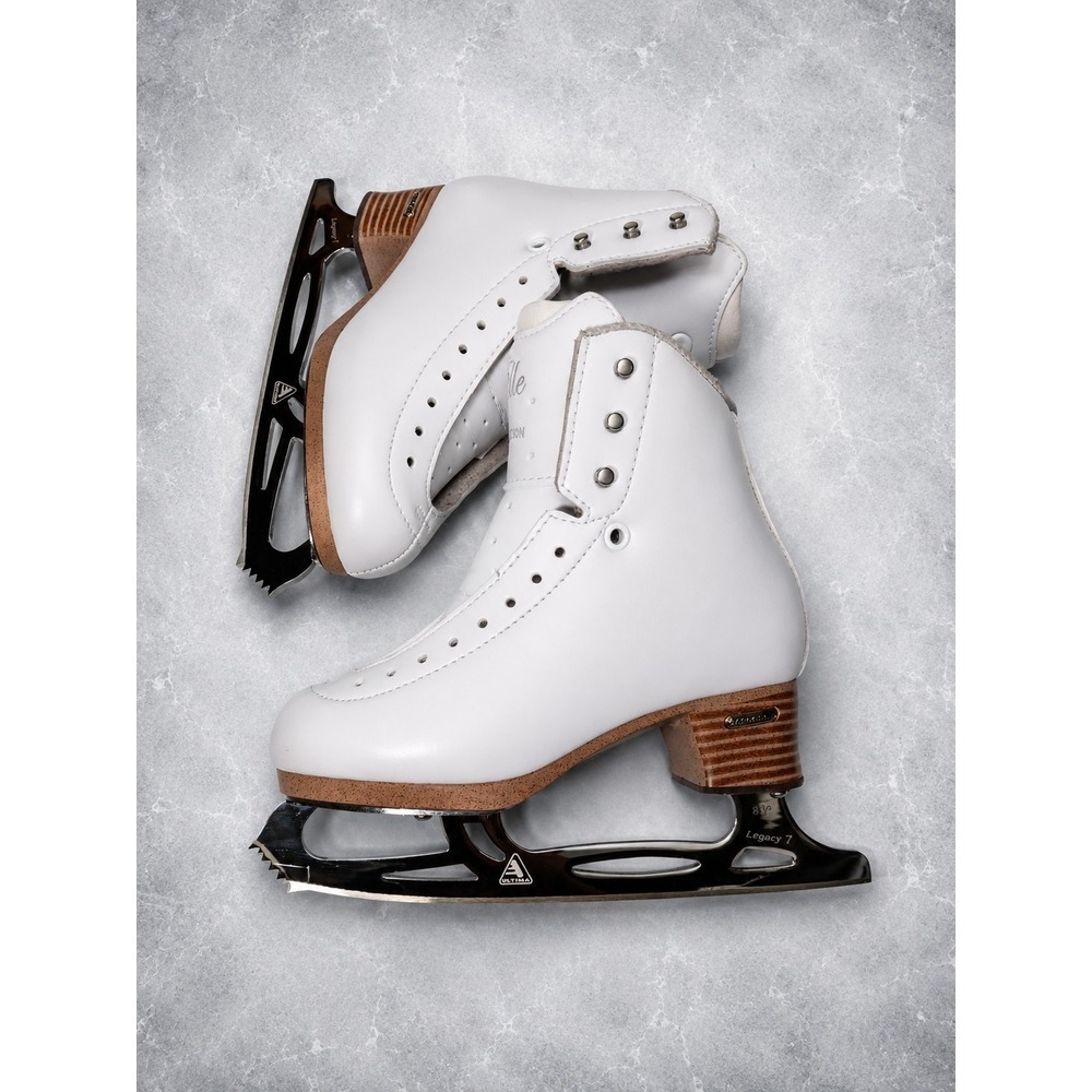 Jackson Elle Figure Ice Skates Girls Size 2.5 Ultima Legacy Lite 7 Blades 8 1/4